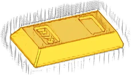 Minifigure, Utensil Ingot / Bar