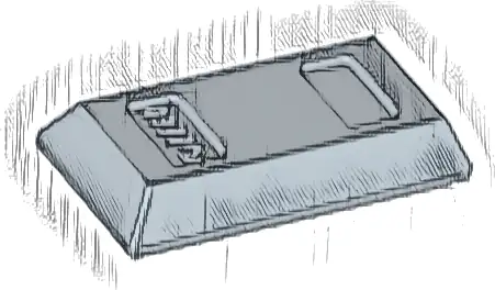 Minifigure, Utensil Ingot / Bar