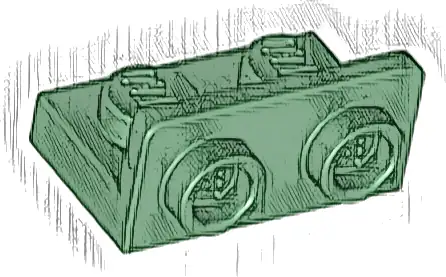 Bracket 1 x 2 - 1 x 2 Inverted