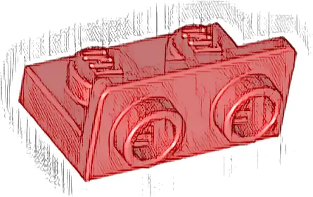 Bracket 1 x 2 - 1 x 2 Inverted