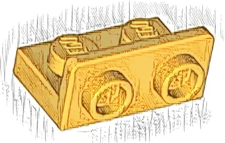 Bracket 1 x 2 - 1 x 2 Inverted