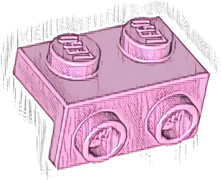 Bracket 1 x 2 - 1 x 2