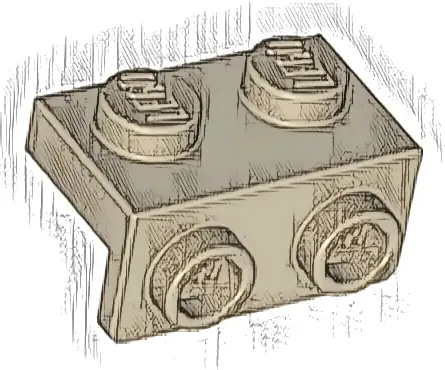 Bracket 1 x 2 - 1 x 2