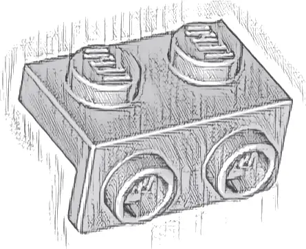 Bracket 1 x 2 - 1 x 2