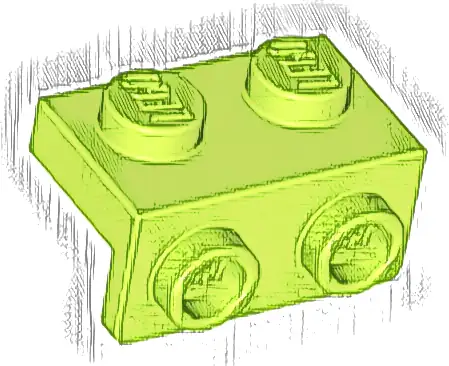 Bracket 1 x 2 - 1 x 2