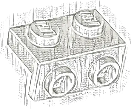 Bracket 1 x 2 - 1 x 2