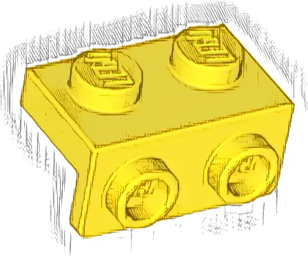 Bracket 1 x 2 - 1 x 2