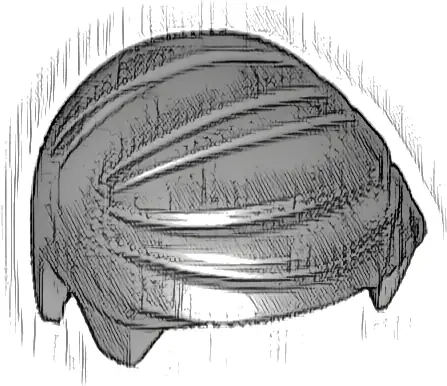 Minifigure, Hair Short Combed Sideways Part Left