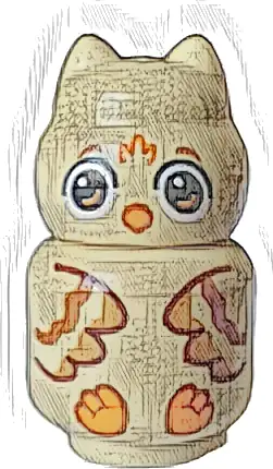 Me-Owl, Baby, Gabby's Dollhouse - Brick Built