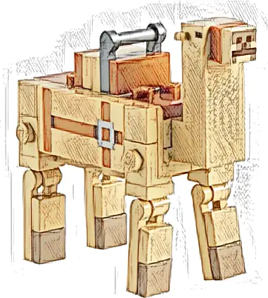 Minecraft Camel - Brick Built