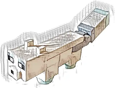 Minecraft Fox, Arctic - Brick Built