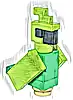 Minecraft Parrot, Lime Plain Wings - Brick Built