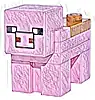 Minecraft Pig with Saddle (2 x 2 Modified Tile, Plain Snout with Black Outline) - Brick Built