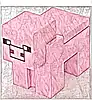Minecraft Pig (2 x 2 Tile) - Brick Built