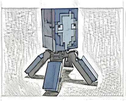 Minecraft Squid - Brick Built