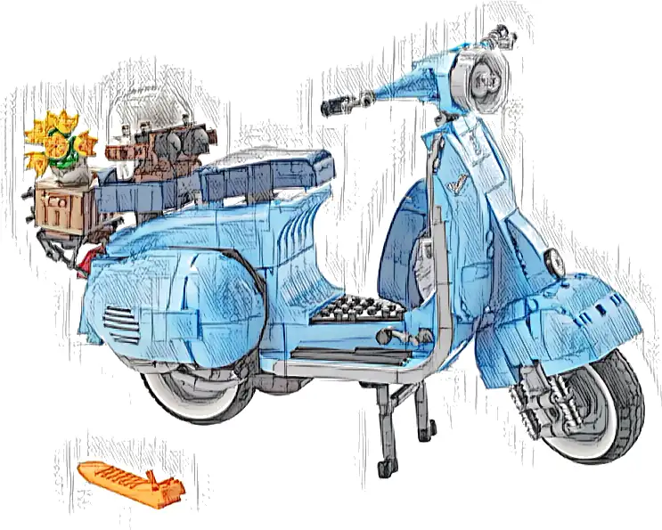 Zestaw LEGO® 10298 LEGO 10298 Vespa 125
