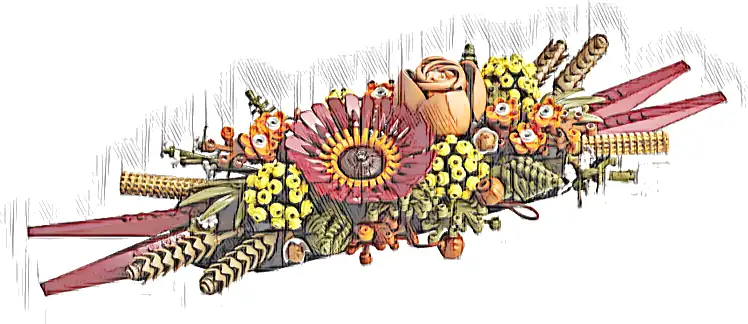 LEGO 10314 Icons Stroik z suszonych kwiatów