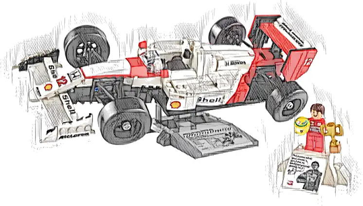 LEGO 10330 Icons McLaren MP4/4 i Ayrton Senna