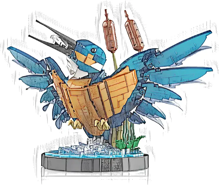 LEGO 10331 Icons Zimorodek