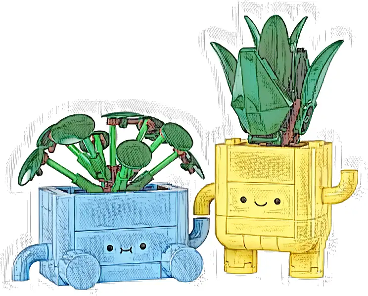 LEGO 10349 Botanicals Wesołe roślinki