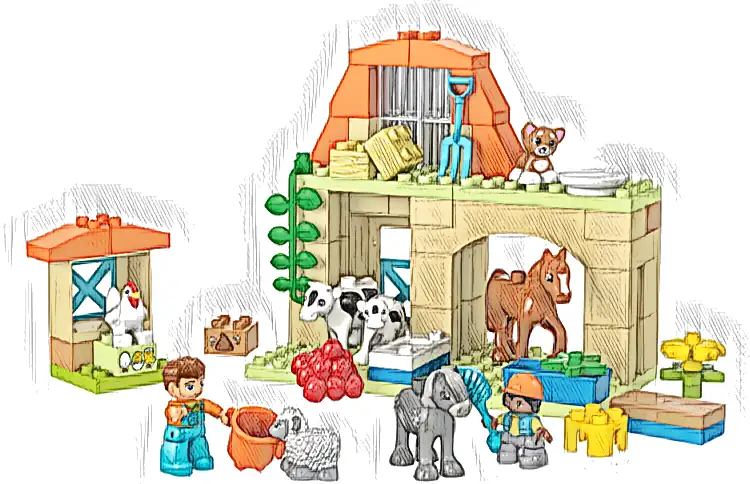 LEGO 10416 Duplo Opieka nad zwierzętami na farmie