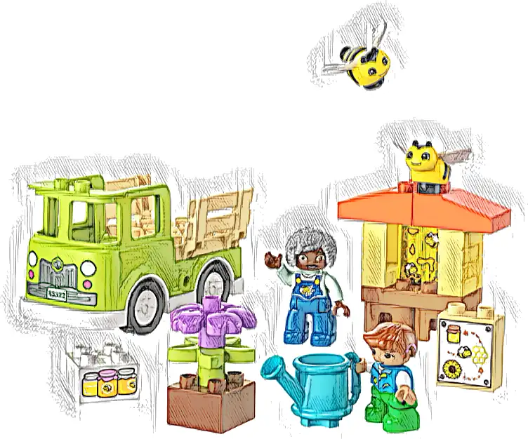 LEGO 10419 Duplo Opieka nad pszczołami i ulami