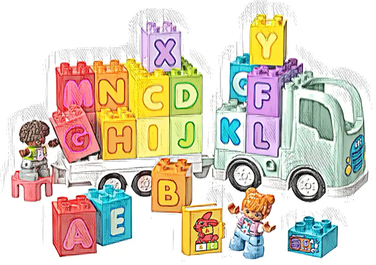 LEGO 10421 Duplo Ciężarówka z alfabetem