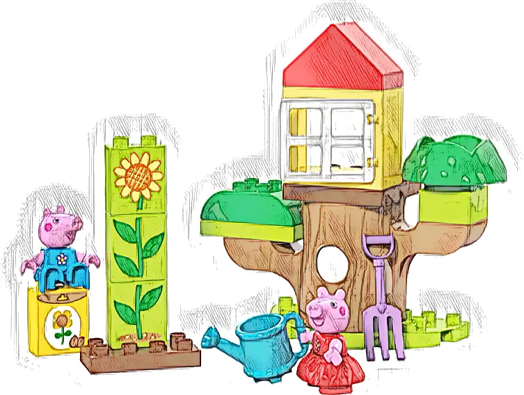 LEGO 10431 Duplo Ogród i domek na drzewie Peppy