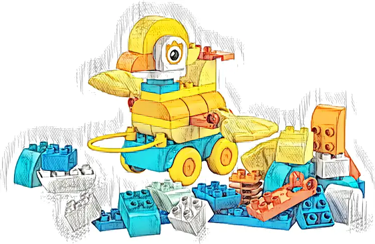 LEGO 10448 Duplo 3 w 1 Zwierzątka na kółkach