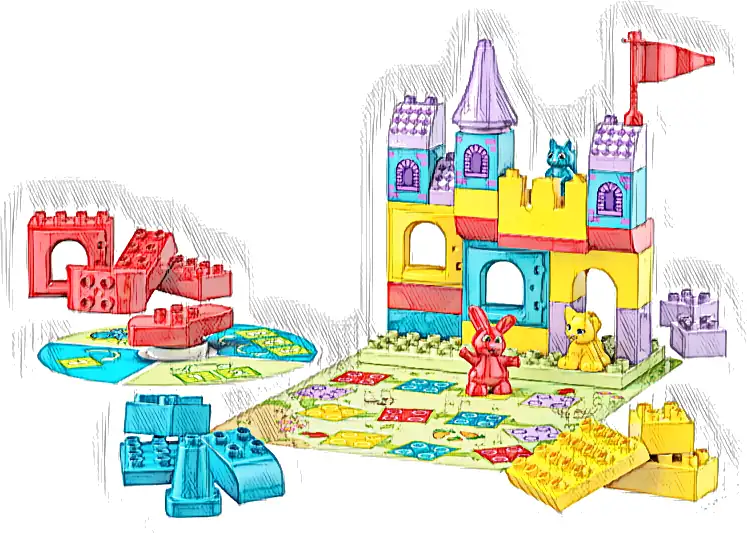 LEGO 10450 Duplo Gra Zamek Hopsy