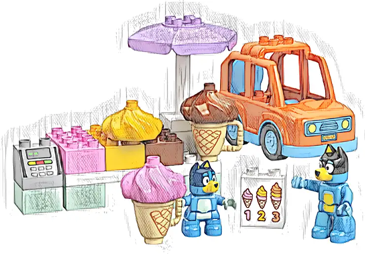 LEGO 10458 Duplo Wyprawa po lody z Blue