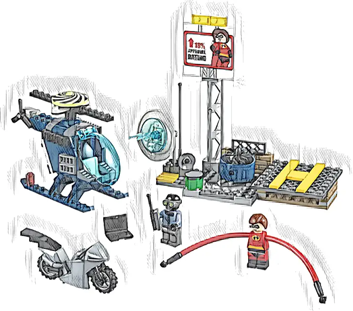 LEGO 10759 Juniors Pościg Elastyny