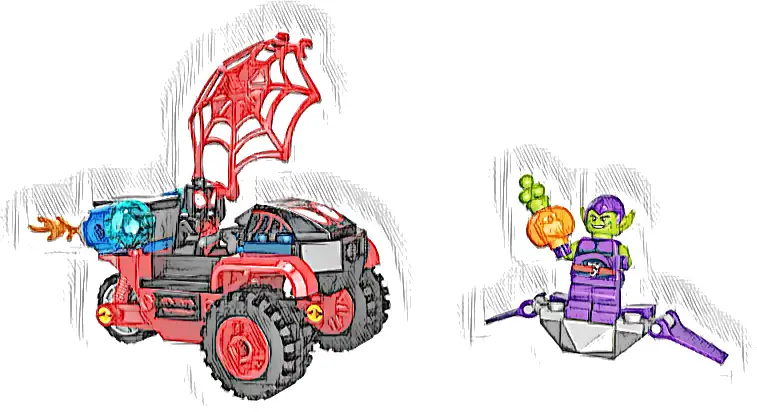 LEGO 10781 Marvel Miles Morales: Technotrójkołowiec Spider-Mana