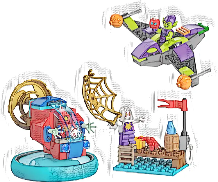 LEGO 10793 Marvel Spidey kontra Zielony Goblin