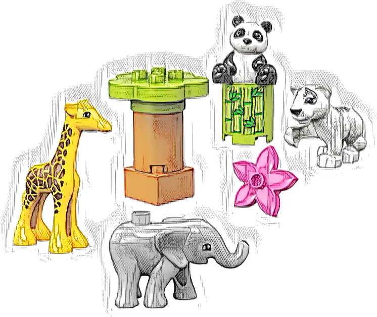 Zestaw LEGO® 10904 LEGO 10904 Duplo Małe Zwierzątka