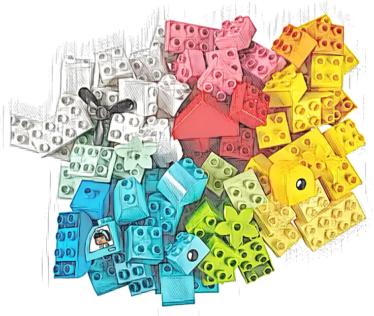 Zestaw LEGO® 10909 LEGO 10909 Duplo Pudełko z serduszkiem