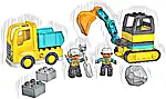 LEGO 10931 Duplo Ciężarówka i koparka gąsienicowa