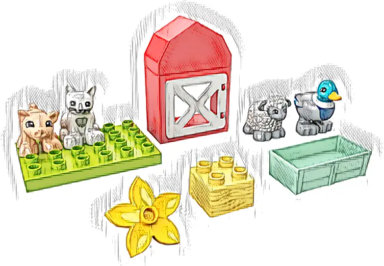 LEGO 10949 Duplo Zwierzęta gospodarskie