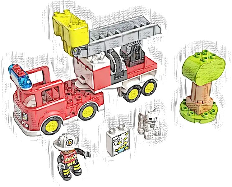 LEGO 10969 Duplo Wóz strażacki