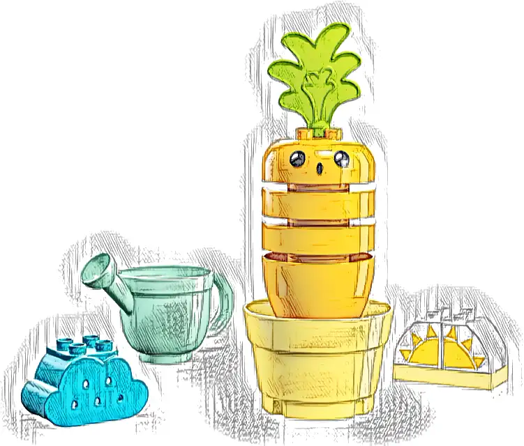 LEGO 10981 Duplo Rosnąca marchewka