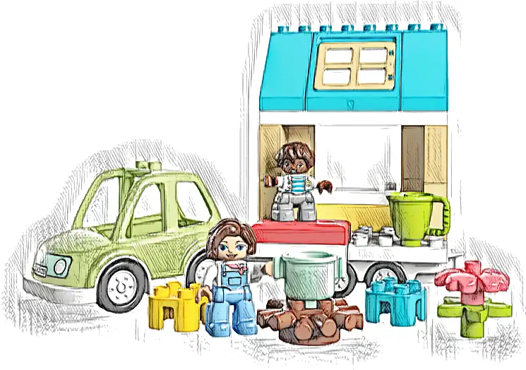 LEGO 10986 Duplo Dom rodzinny na kółkach