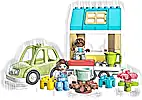 Zestaw LEGO® 10986 LEGO 10986 Duplo Dom rodzinny na kółkach