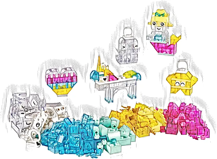 Zestaw LEGO® 11040 LEGO 11040 Classic Magiczny zestaw z przezroczystymi klockami