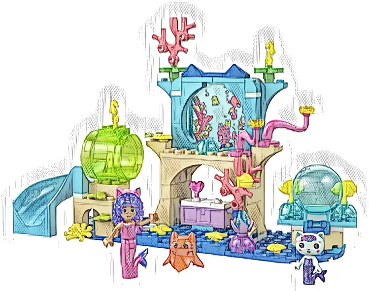 LEGO 11204 Koci domek Gabi Podwodna przygoda syrenki Gabi