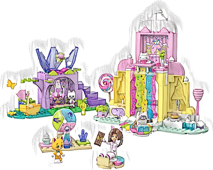 Zestaw LEGO® 11205 LEGO 11205 Koci domek Gabi Łakociowa Góra i Kiciowy Ogródek