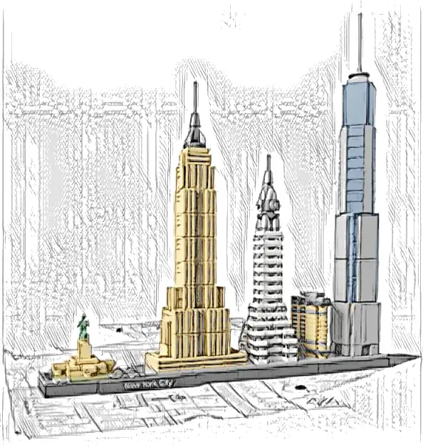 Zestaw LEGO® 21028 LEGO 21028 Architecture Nowy Jork