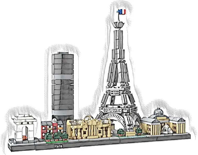 Zestaw LEGO® 21044 LEGO 21044 Architecture Paryż