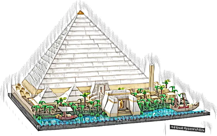 Zestaw LEGO® 21058 LEGO 21058 Architecture Piramida Cheopsa