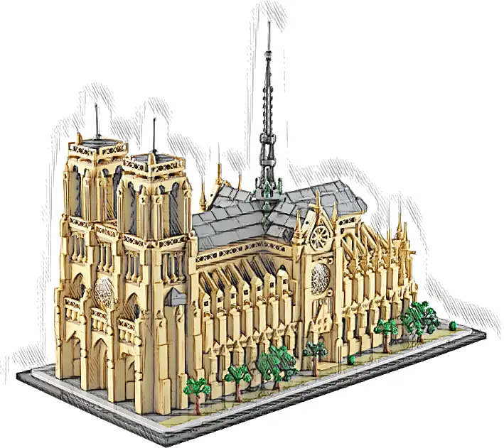 Zestaw LEGO® 21061 LEGO 21061 Architecture Notre-Dame w Paryżu