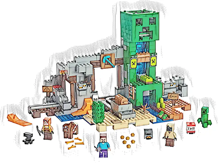 Zestaw LEGO® 21155 LEGO 21155 Minecraft Kopalnia Creeperów